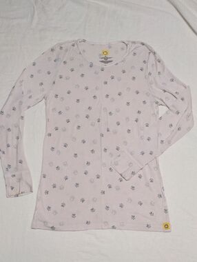 Wonderwink Scrubs Long sleeve Undershirt Paw Print Size Medium